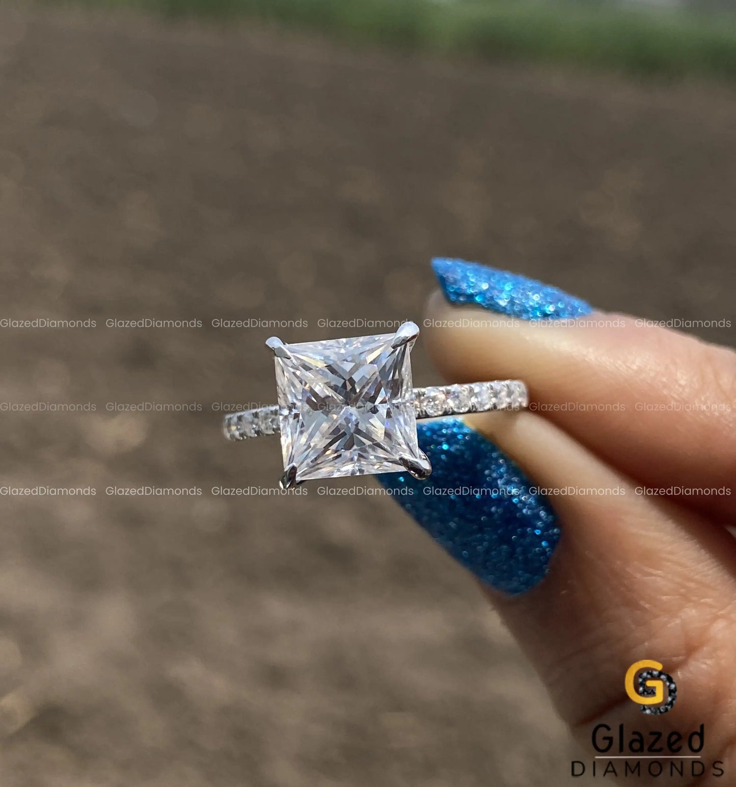 Princess Cut Anniversary Ring