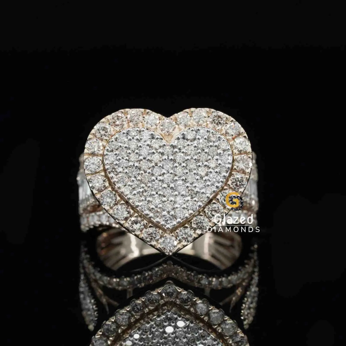 Rapper Moissanite Ring For Men