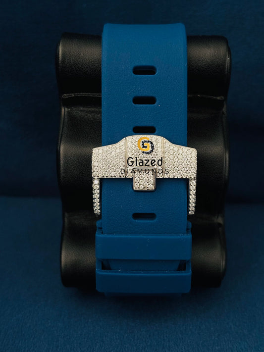 Red Number Arabic Multi Face Dial Moissanite Watch