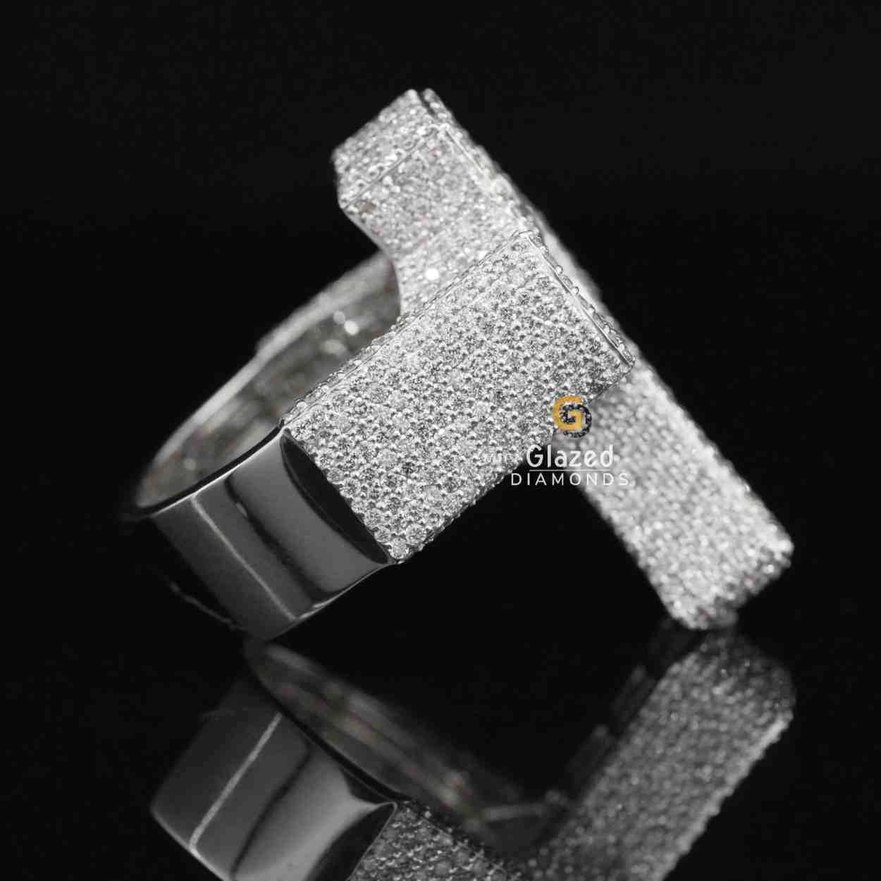 Religious Moissanite Hip Hop Ring