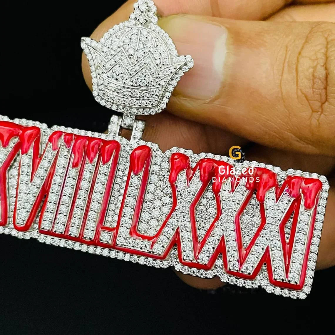 Roman Date Pendant for Birthdate_Anniversary