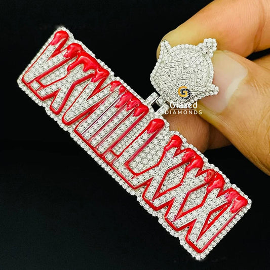 Roman Number Diamond Pendant