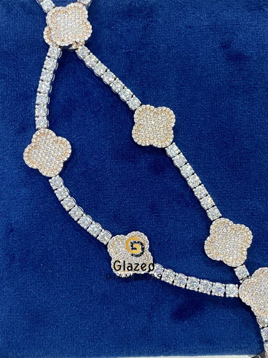 Round Brilliant Moissanite Hip Hop Bracelet