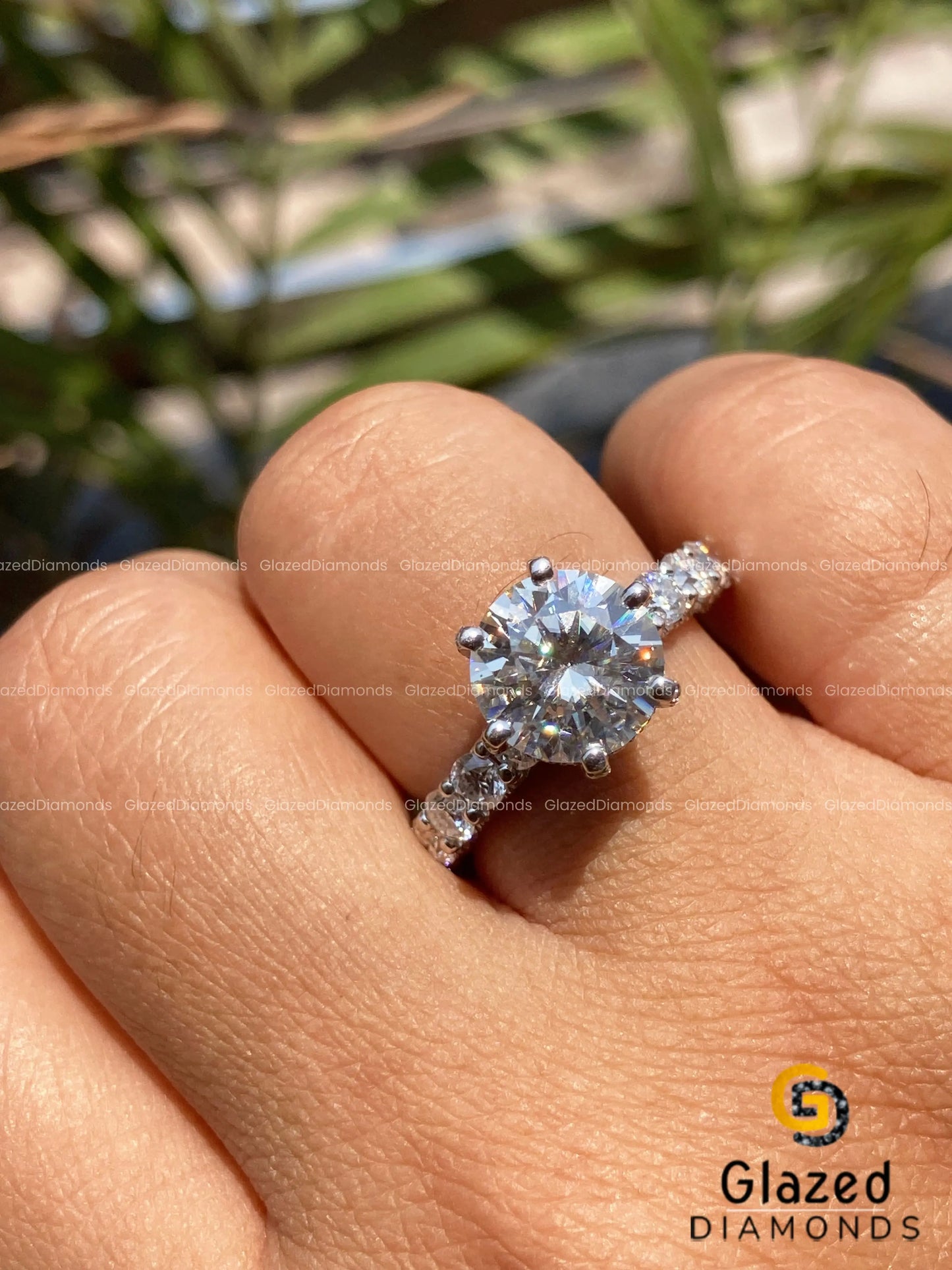 Round Diamond Anniversary Ring