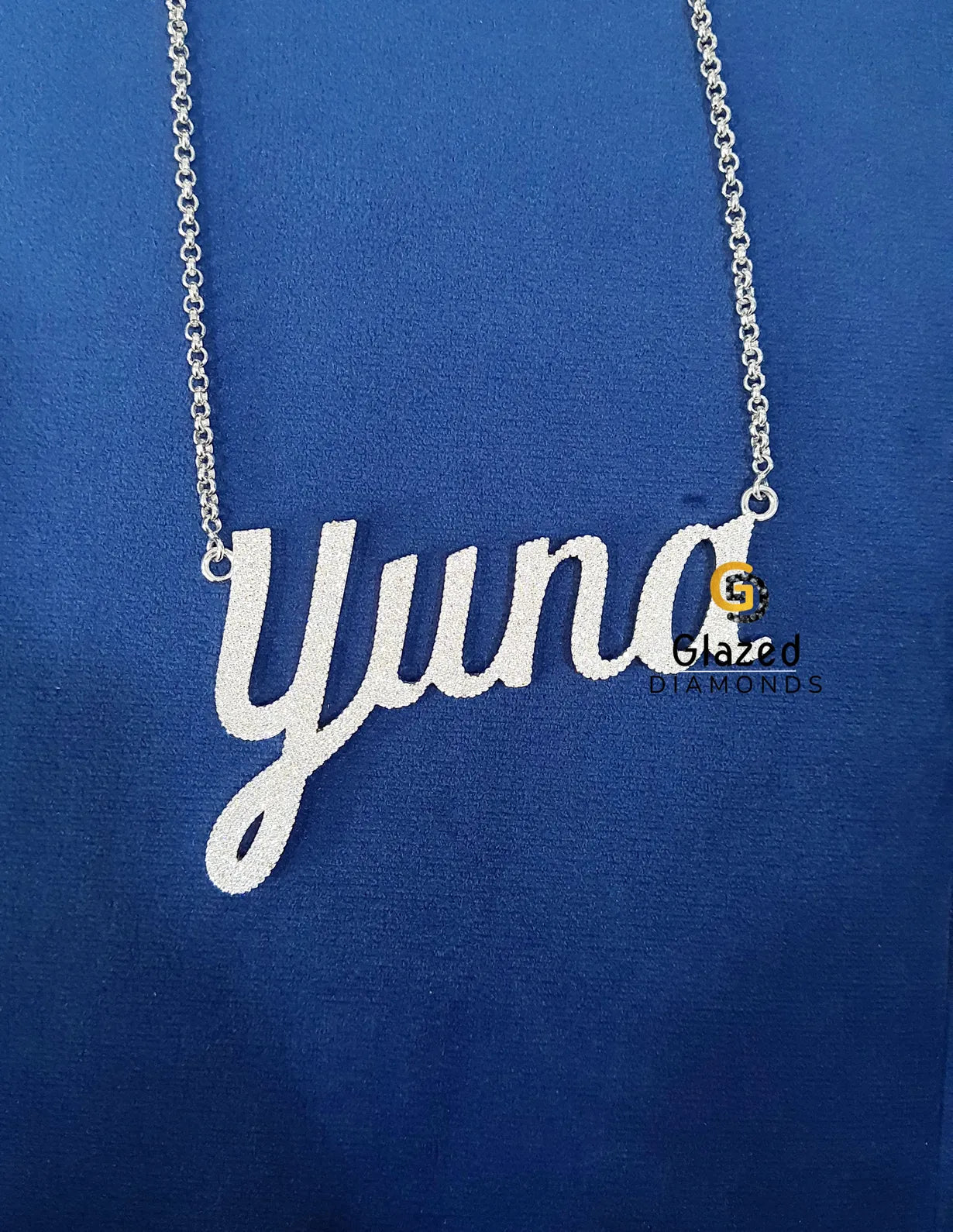 Round Moissanite Customized Letter Hip Hop Pendant For Men