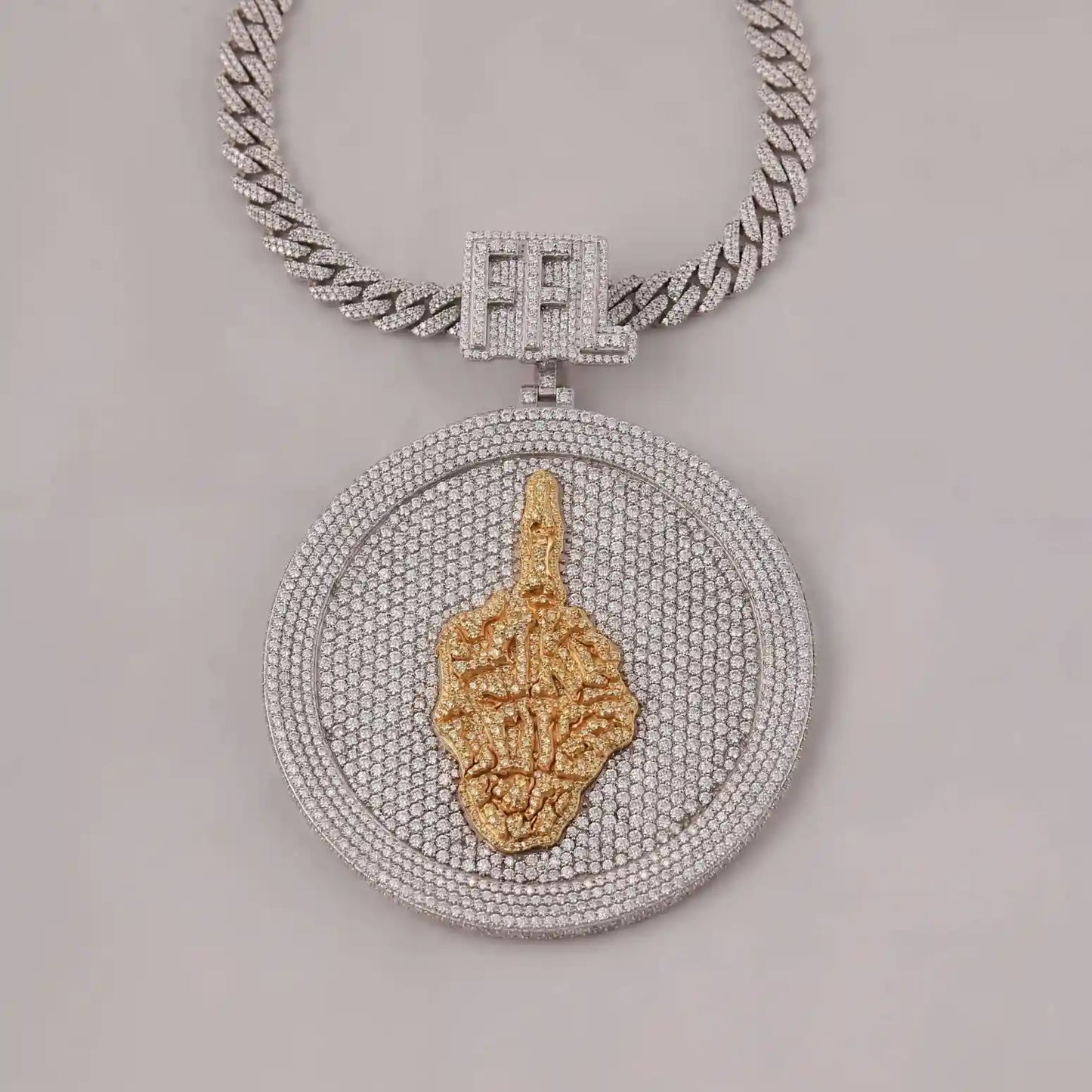 Round Moissanite Pendant