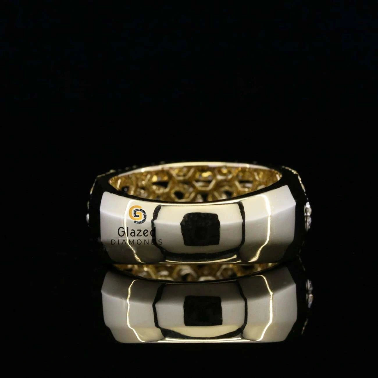 SIlver Plated Moissanite Ring