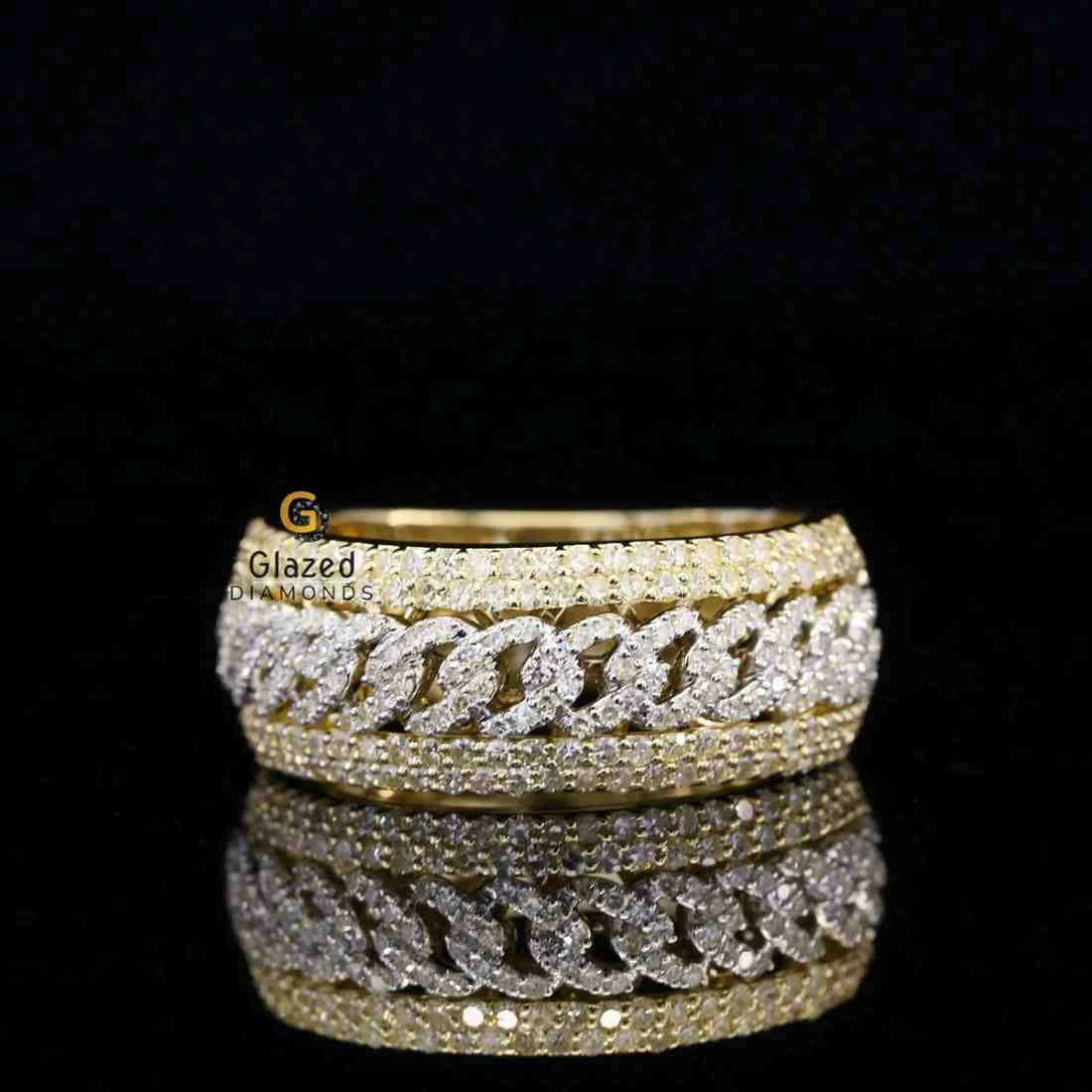 Silver Cuban Ring For Him