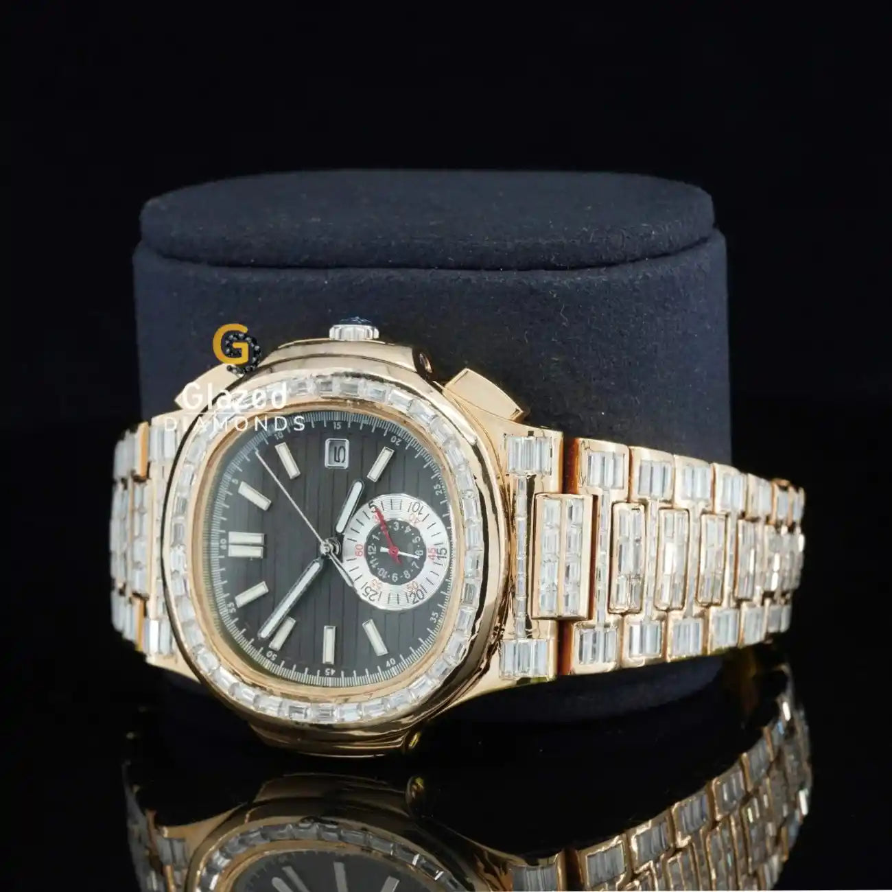 Sky Dweller Moissanite Watch Men's