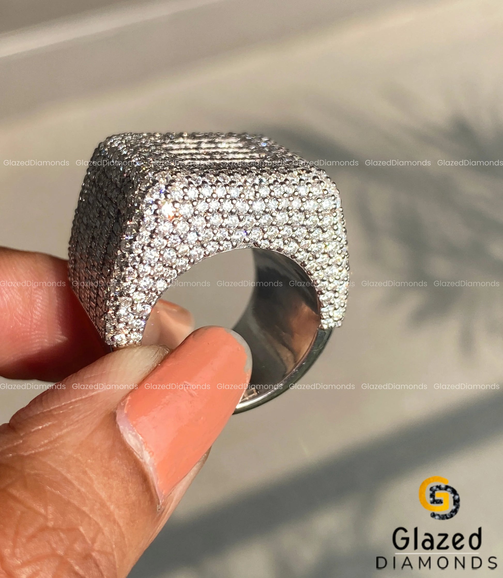 Solid 925 Sterling Silver Rappers Ring