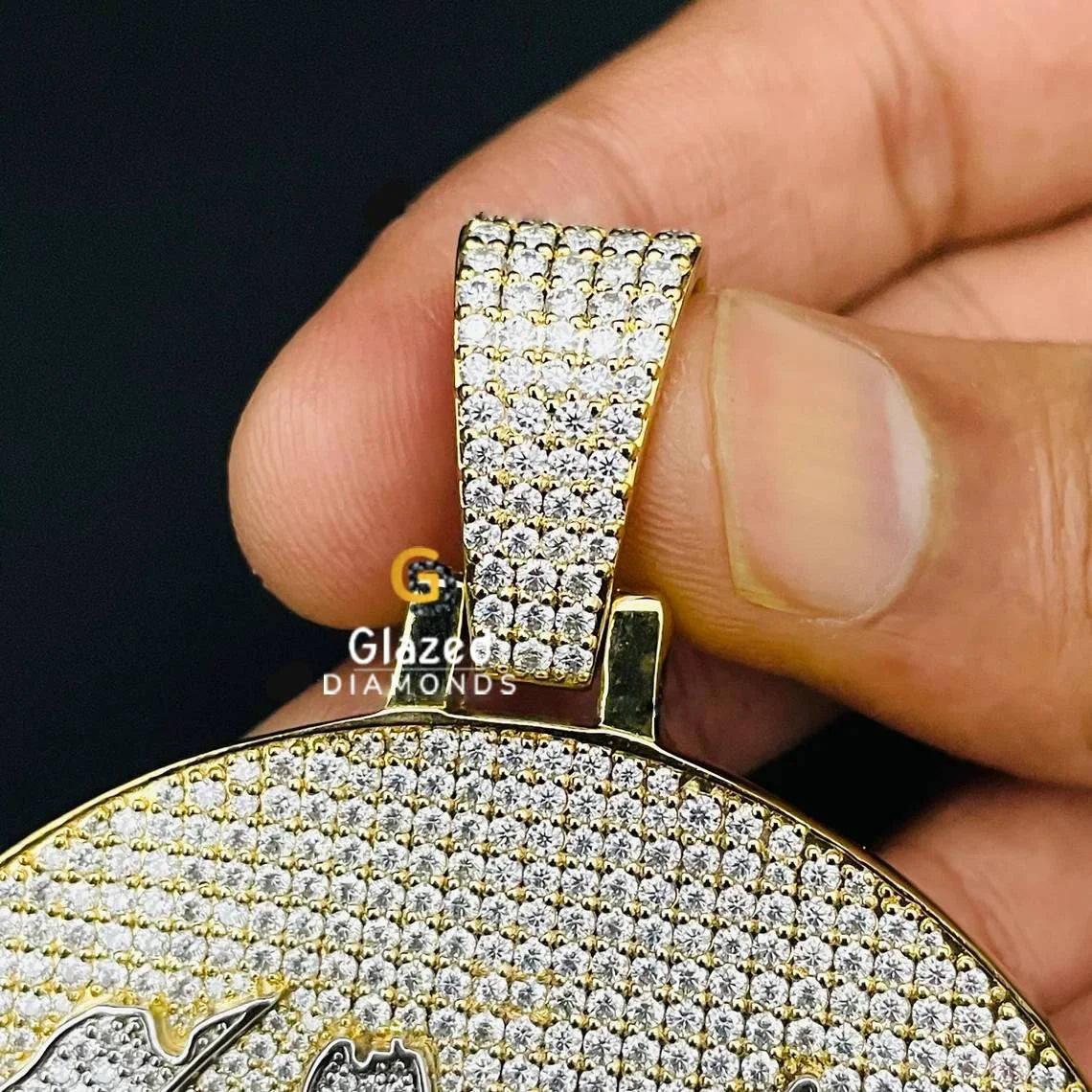 Solid Gold Logo Pendant