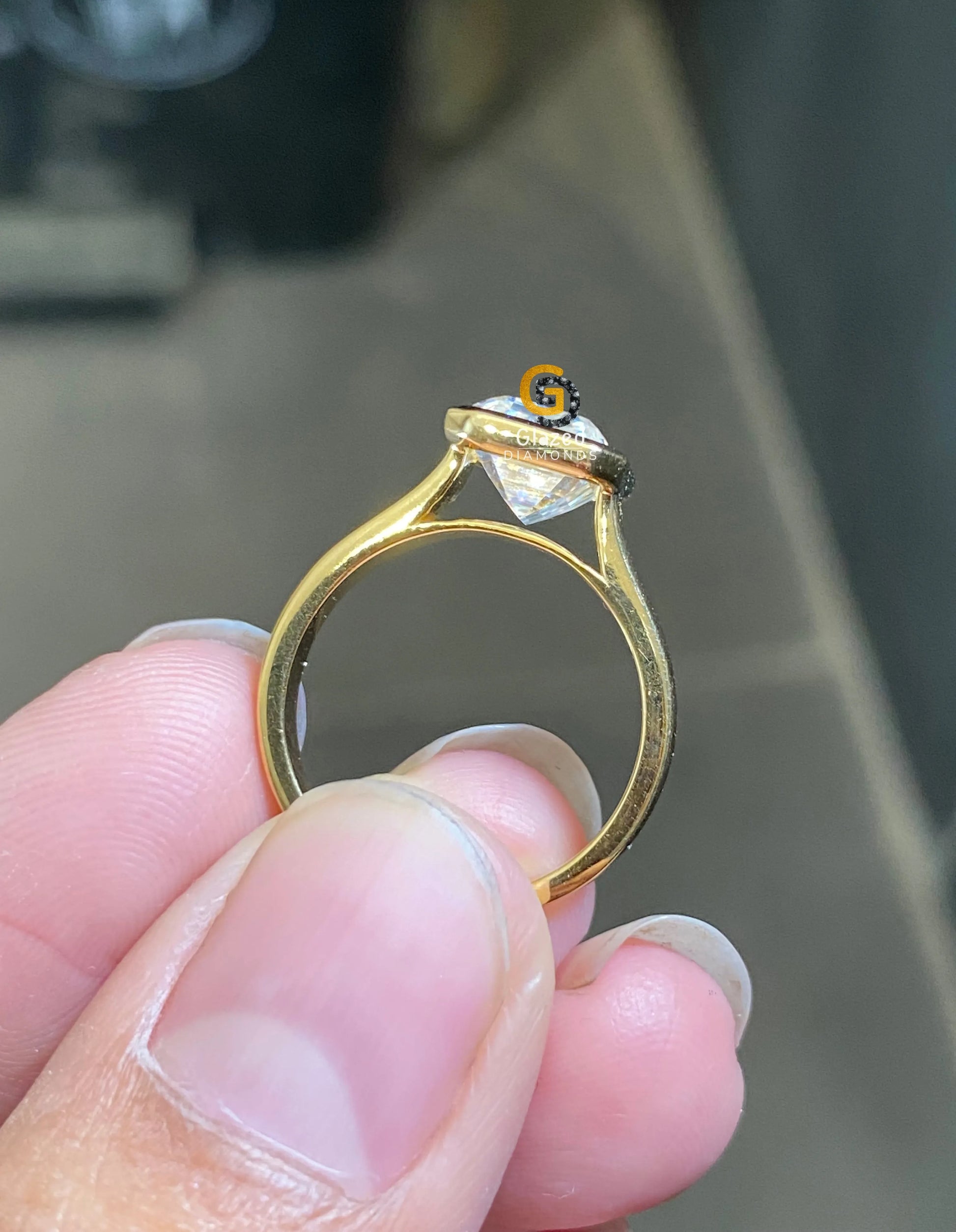 Solitaire Emerald Cut Ring