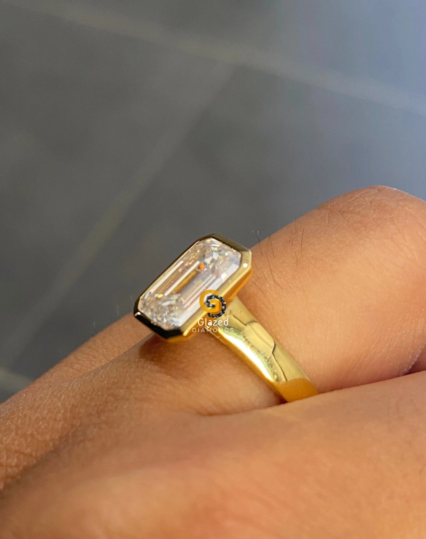 Solitaire Moissanite Ring For Her