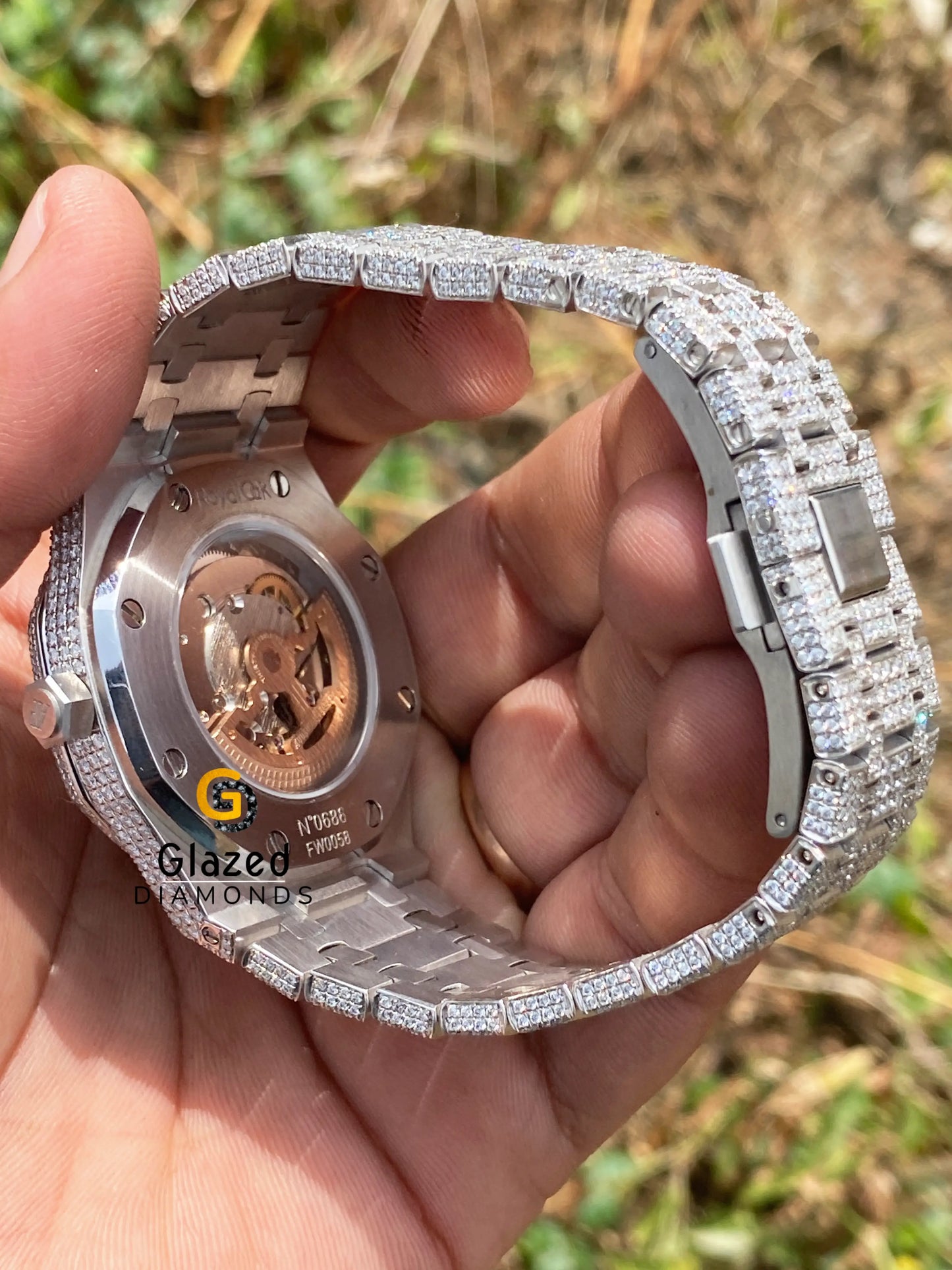 Studded Diamond Watch