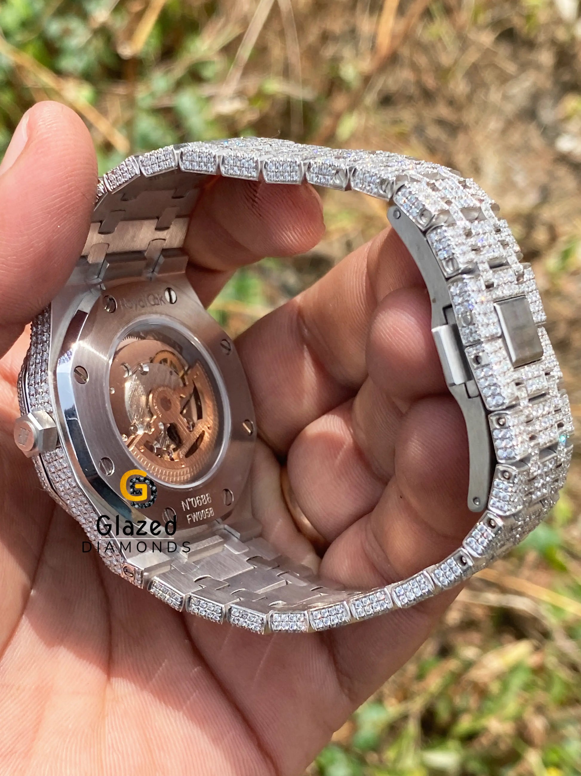 Studded Diamond Watch