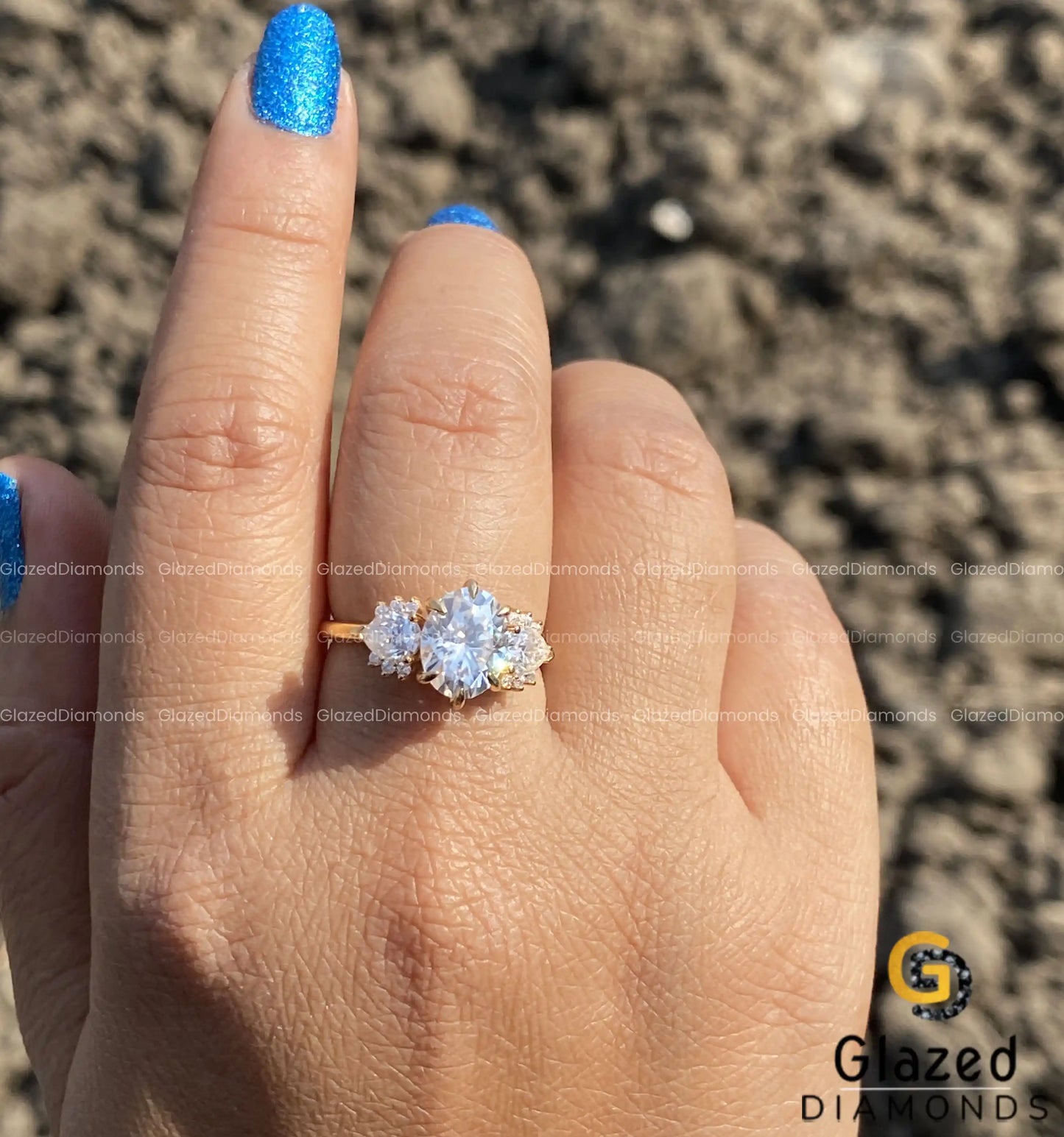 Three Stone Ring For Anniversary Gifts 2