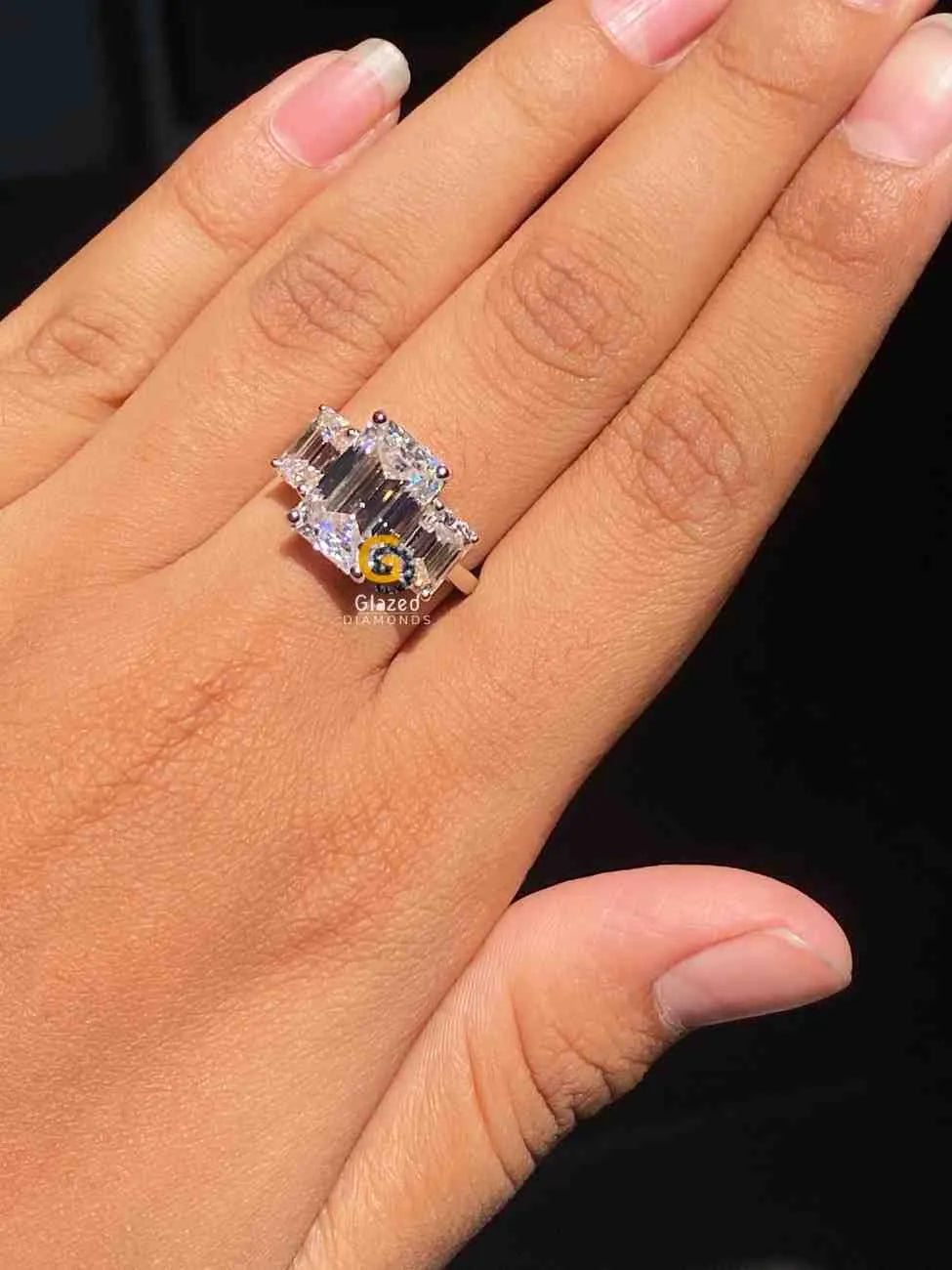 Three Stone Ring For Her 4