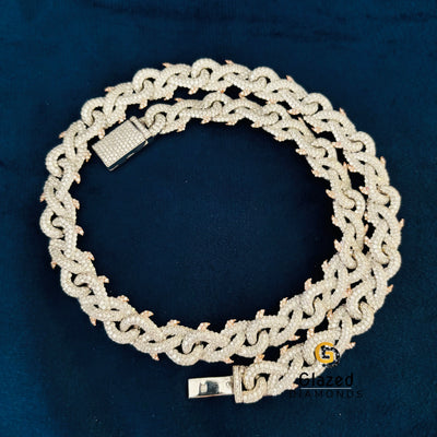 Thrown Crown Moissanite Hip Hop Chain