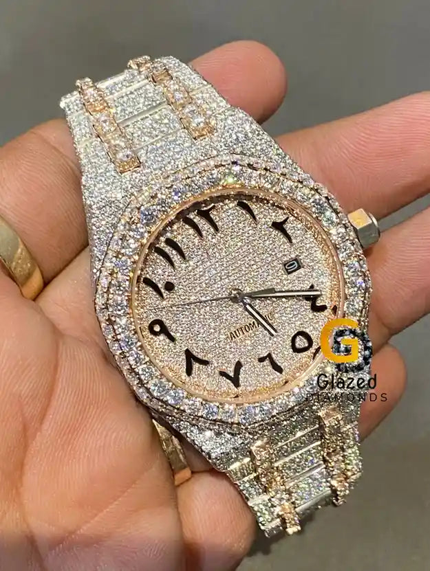 Tow Tone Moissanite Watch