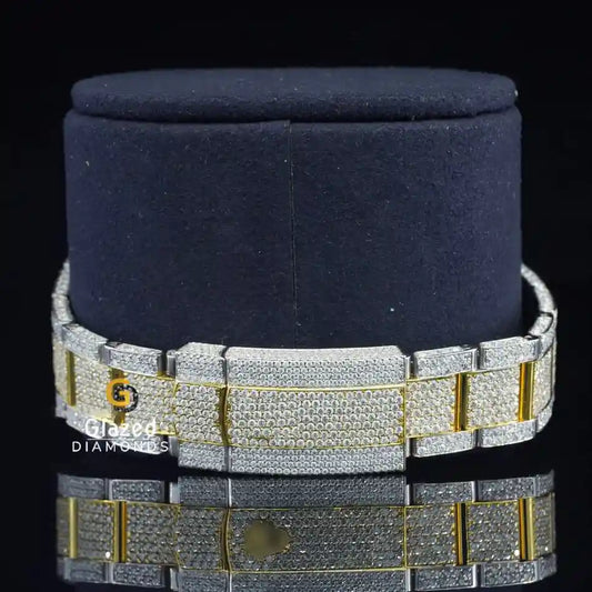 Two Tone Blingy Watch