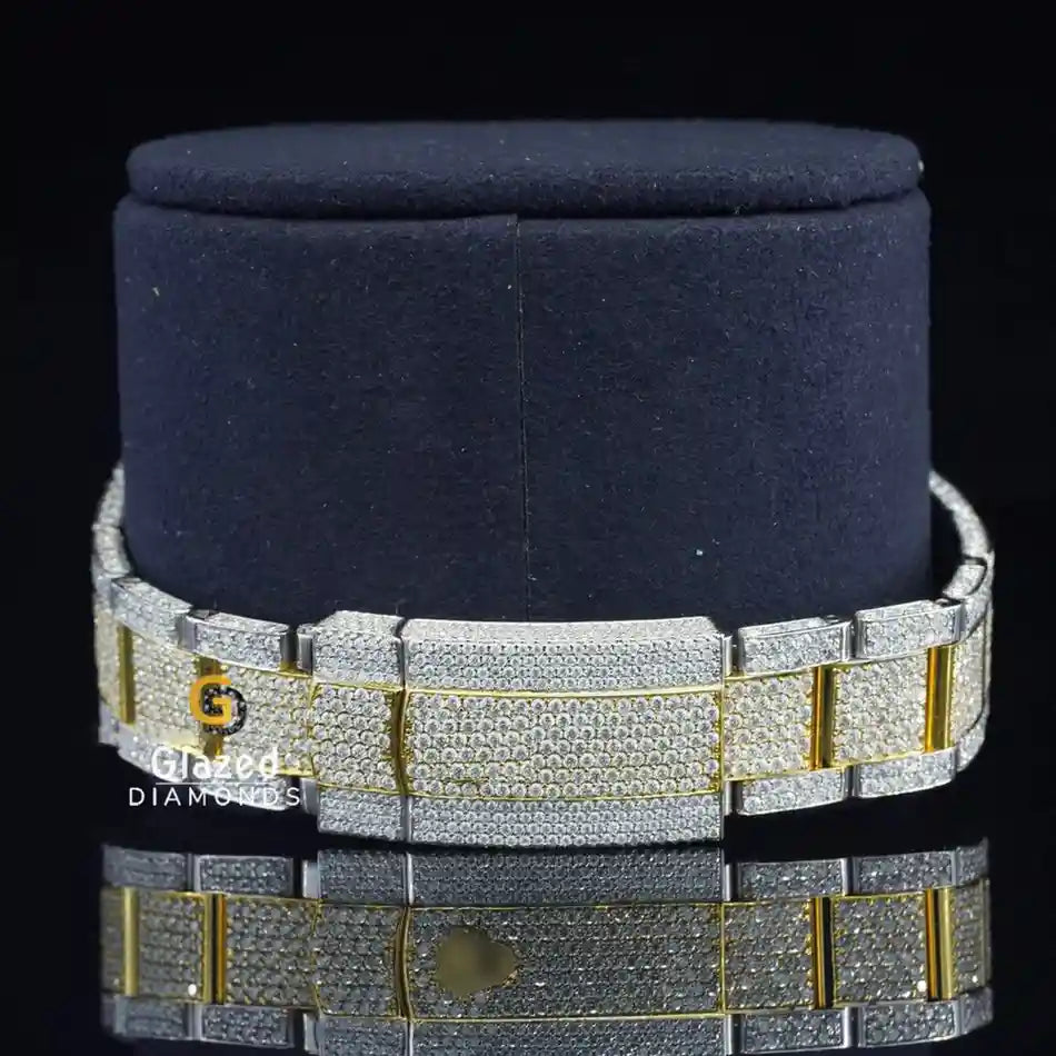 Two Tone Blingy Watch