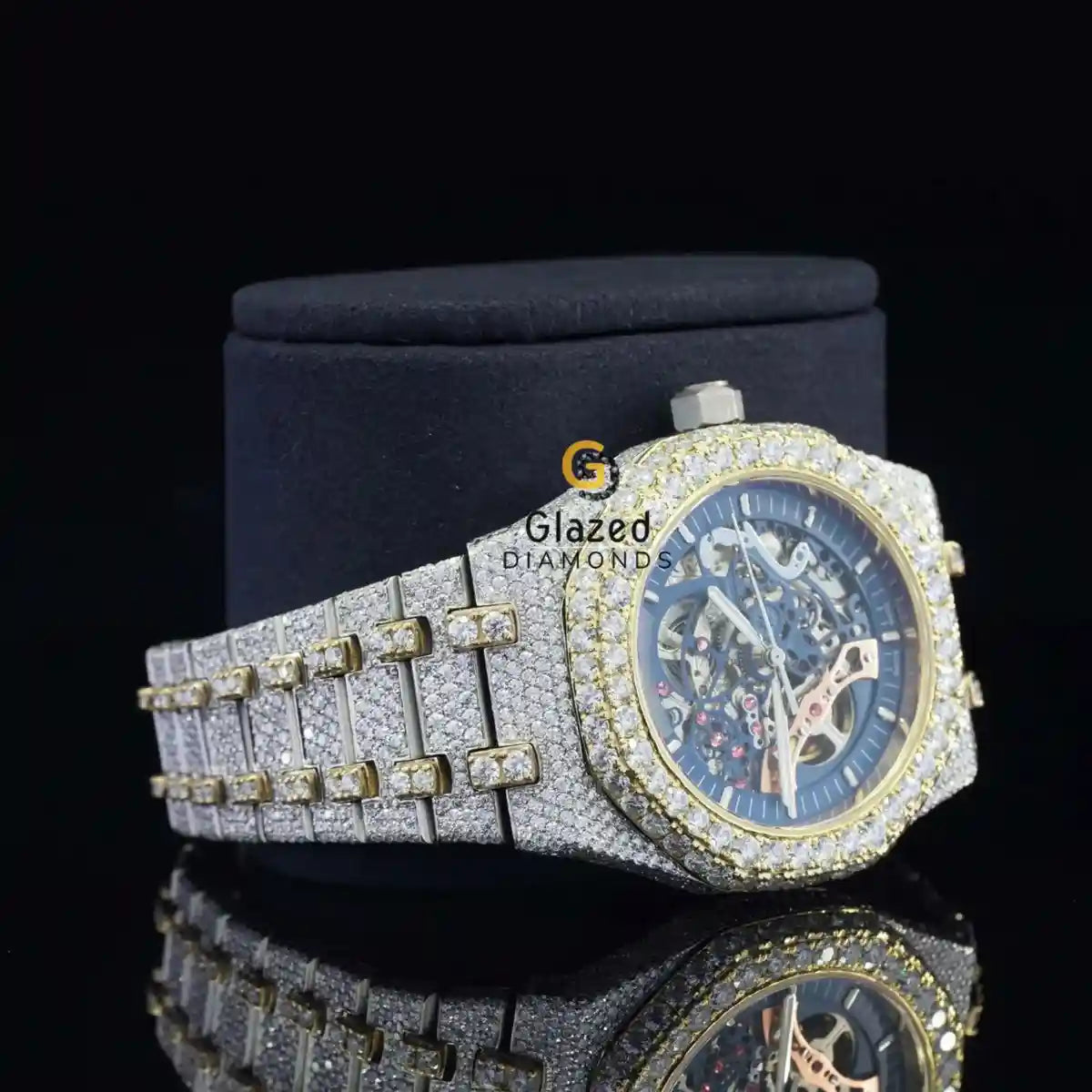 Two Tone Moissanite Watch