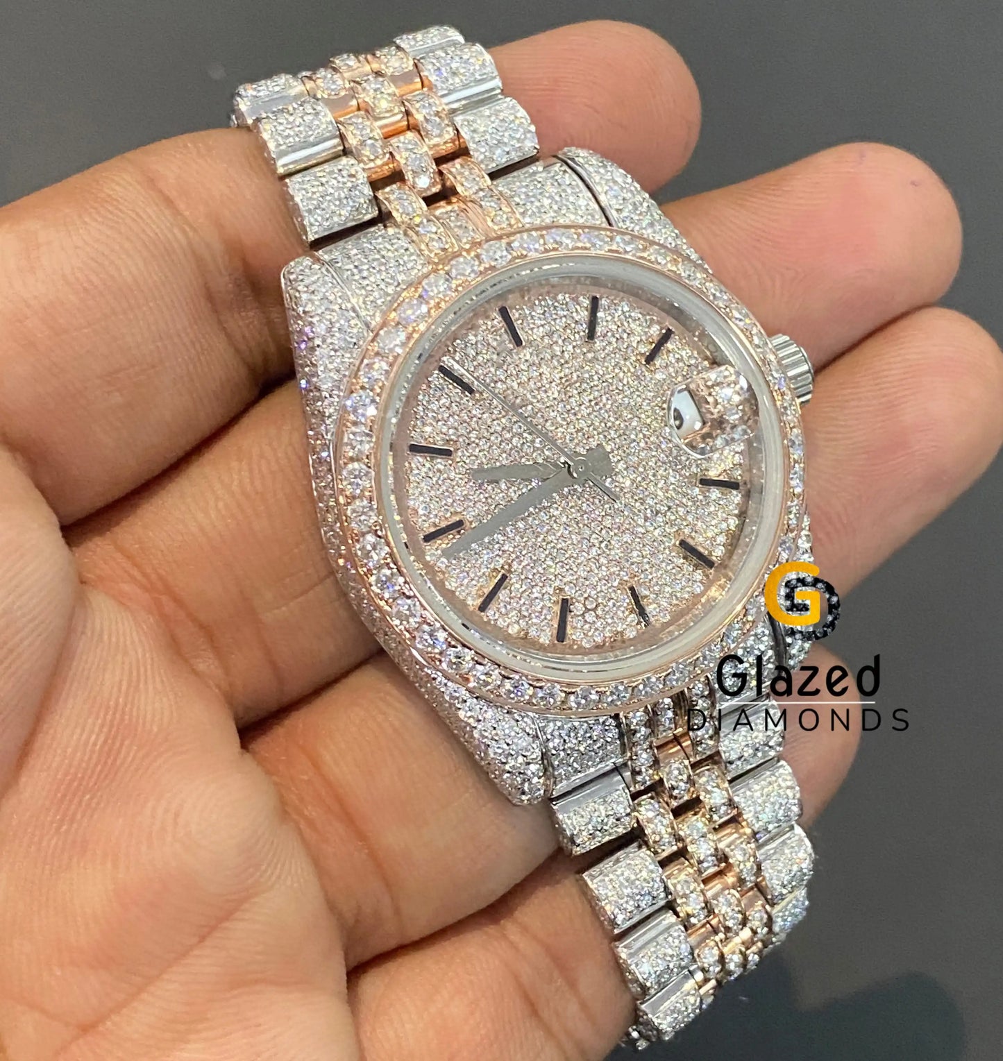 Two Tone Moissanite Watches