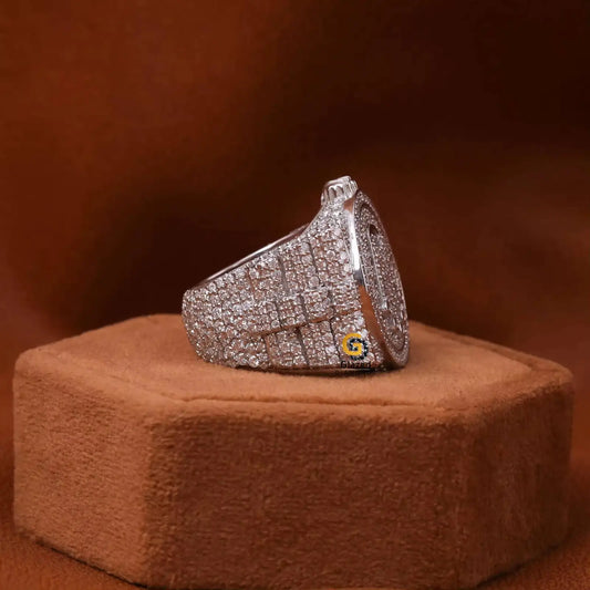 Unique Moissanite Ring