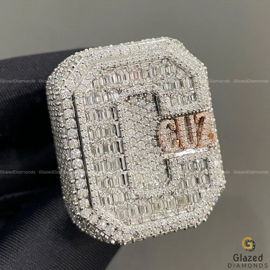 VVS Baguette Moissanite Championship Rings