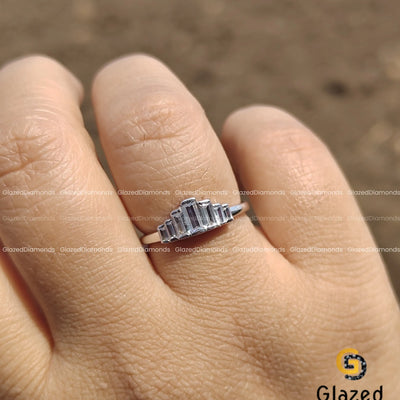 VVS Baguette Step Cut Diamond Ring