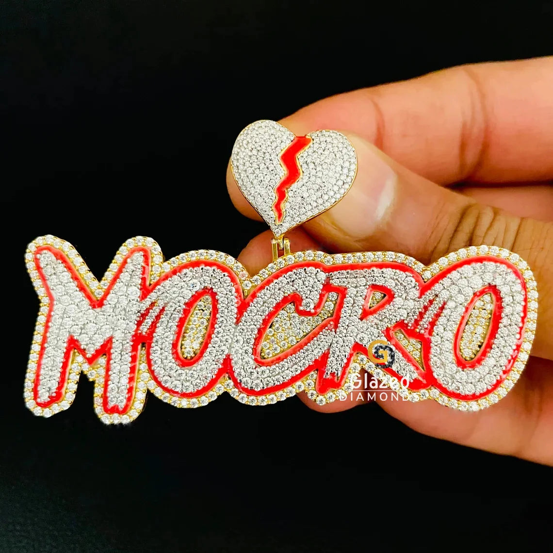 VVS Diamond Letter Name Pendant