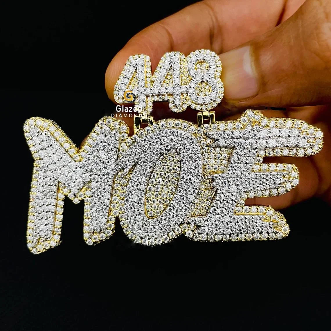 VVS Diamond Studded Letter Pendant