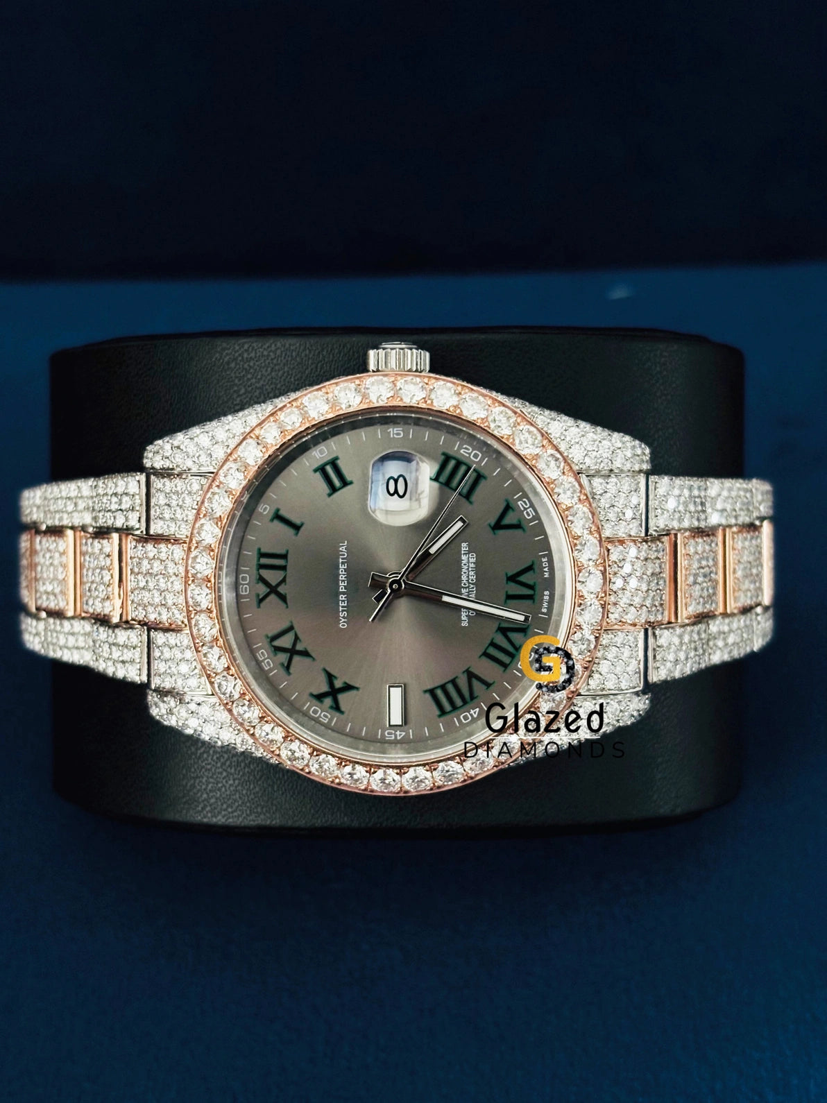 VVS Moissanite Diamond Studded Hip Hop Watch For Men