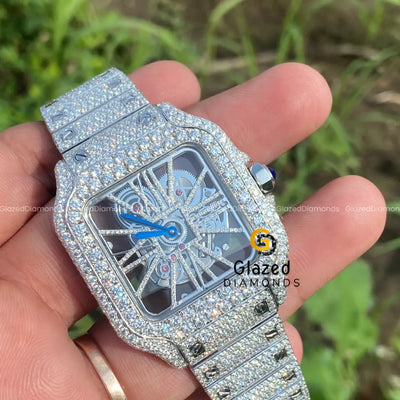 VVS Moissanite Diamond Watch For Mens