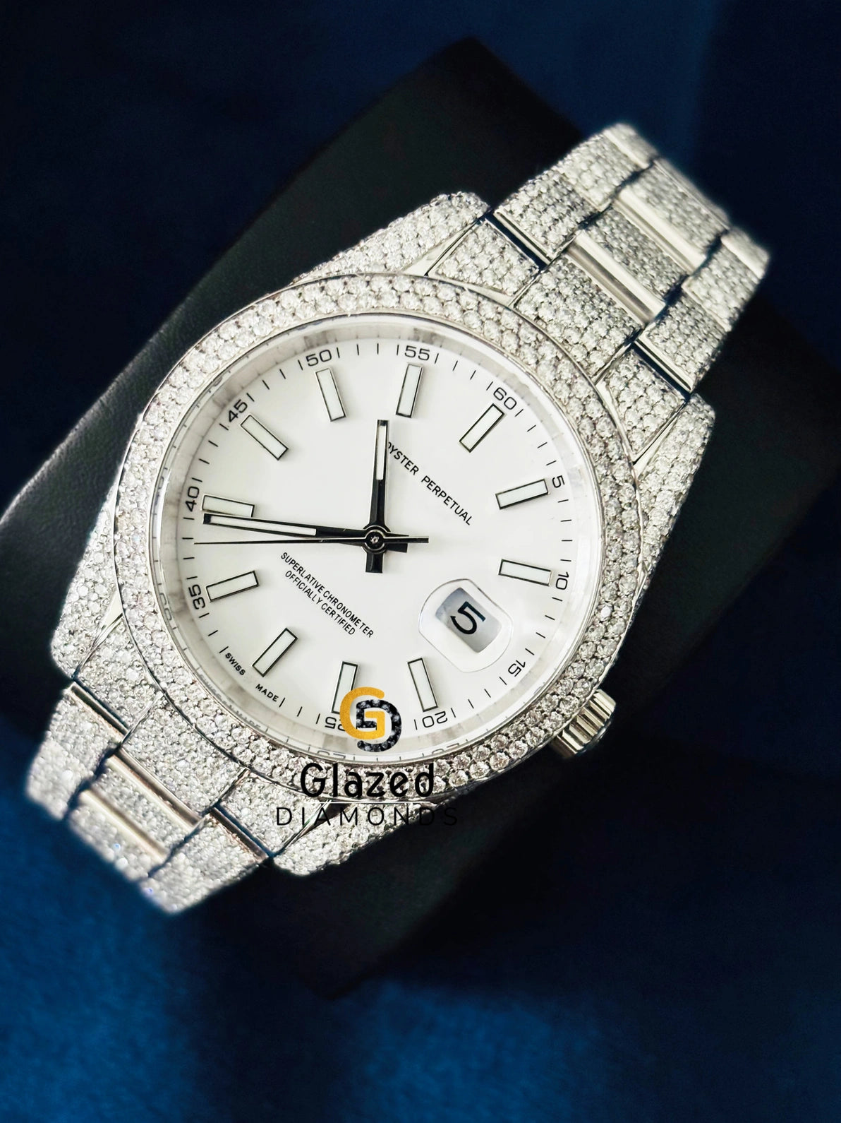 VVS Moissanite Hip Hop Stick Dial D Colorless Watch