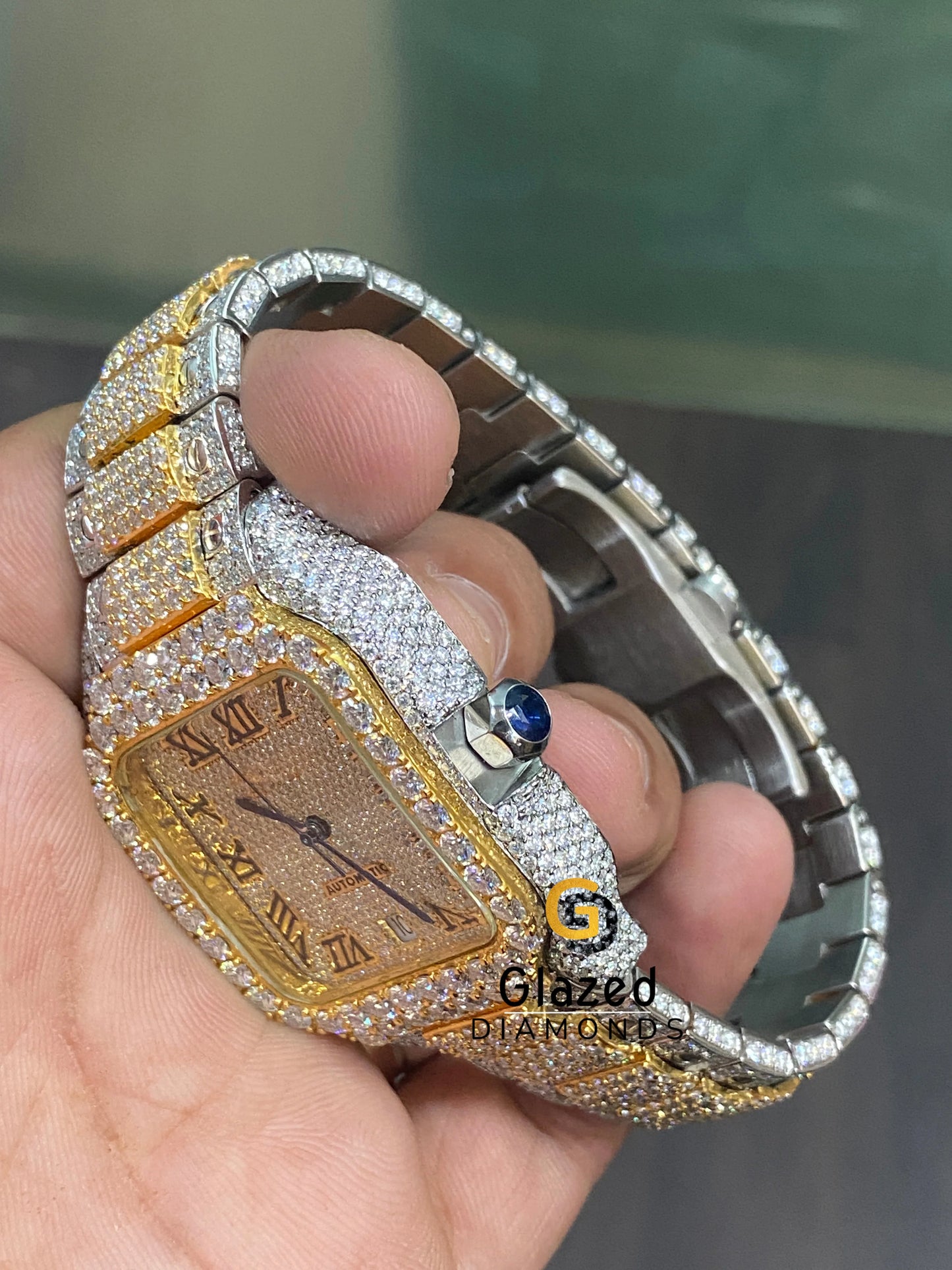 VVS Moissanite Iced Out Watch