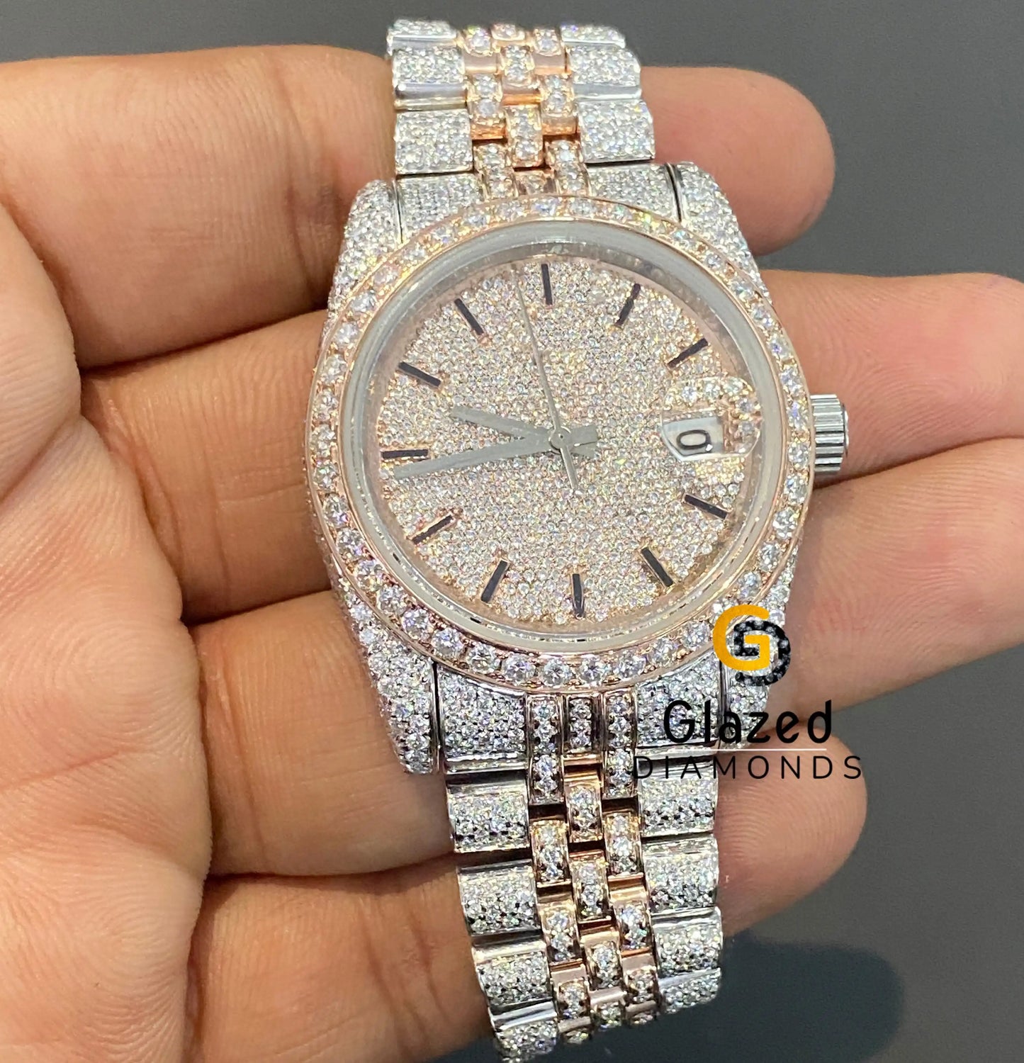 VVS Moissanite Watch For Him