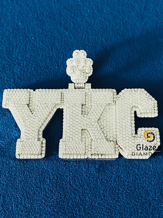 VVS Round Moissanite Custom Letter Hip Hop Pendant