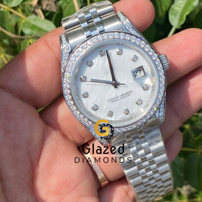 White Dial Diamond watch
