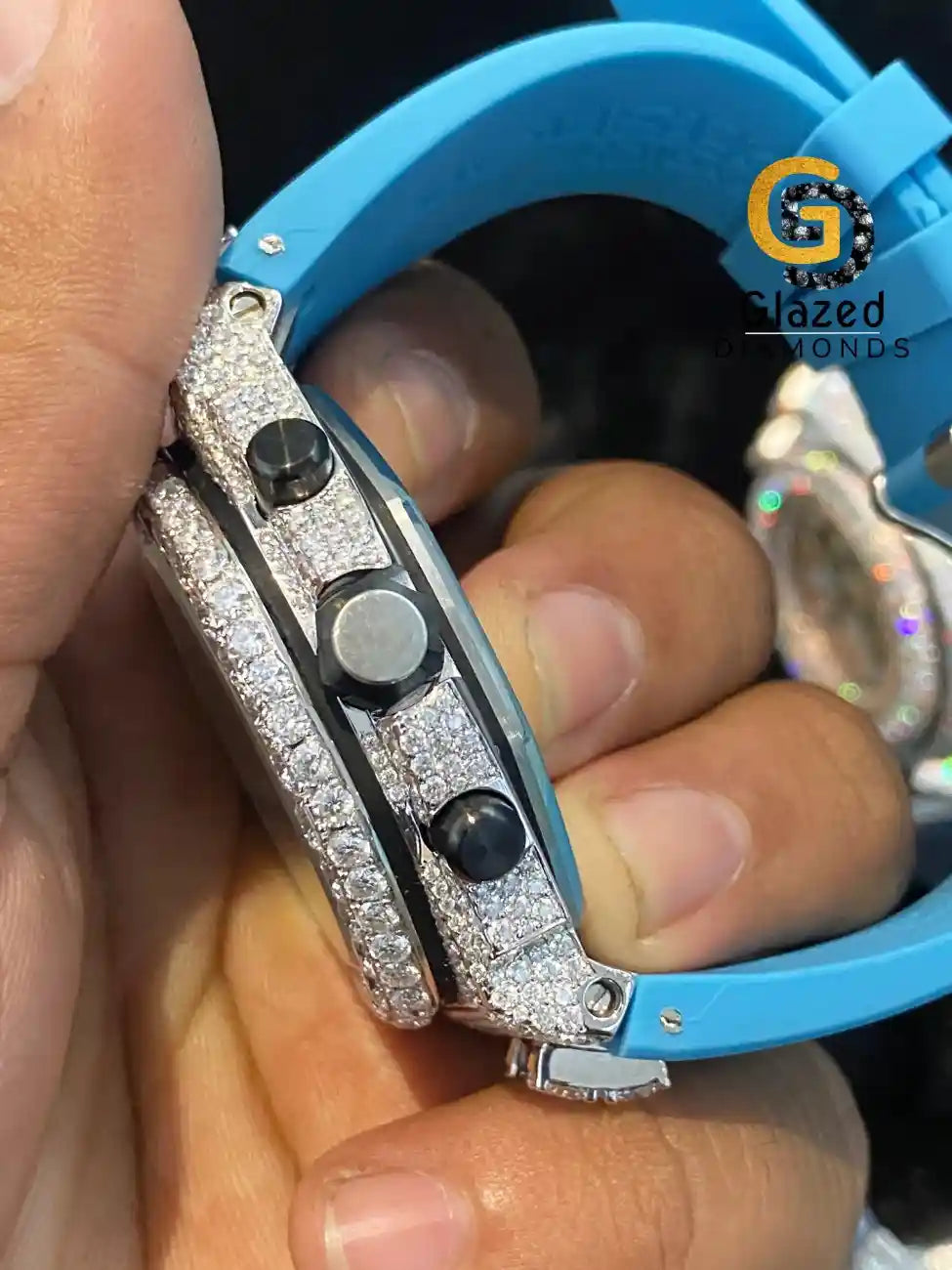 iced Moit moissanite Sky Watch