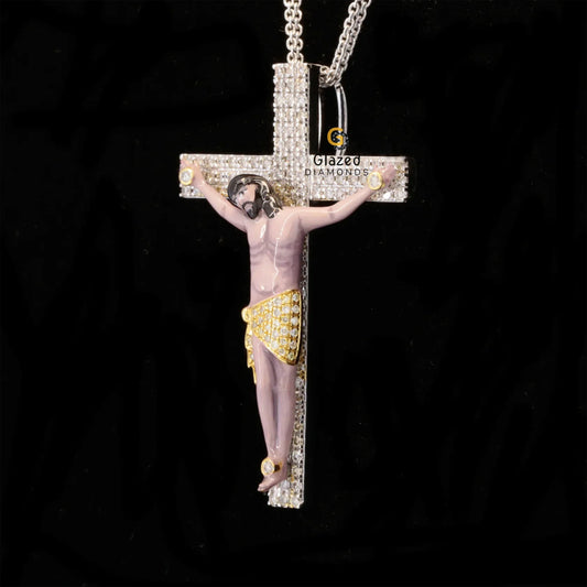 jesus Cross Diamond Pendant