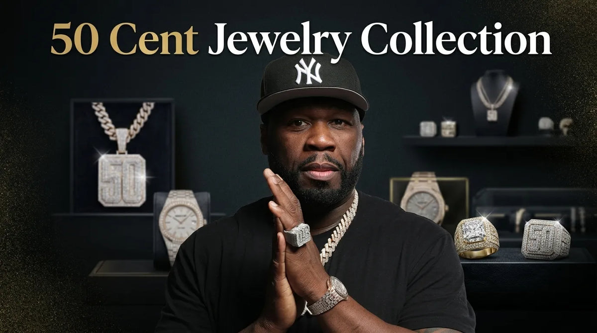 50 Cent Jewelry Collection: Iced-Out & Diamond Style