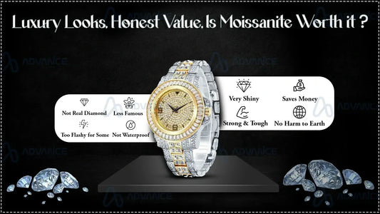 Moissanite Watches Worth It with pros and cons in simple layout
