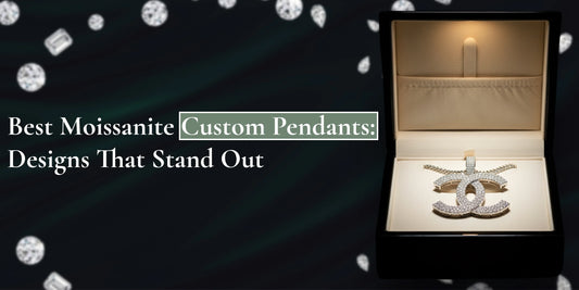 Stylish Moissanite Custom Pendants for unique jewelry