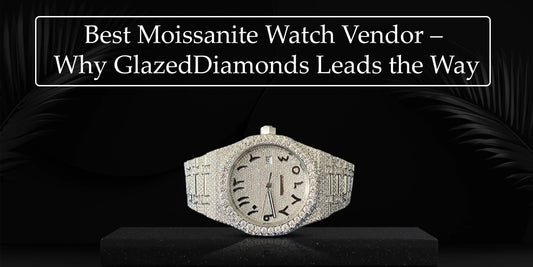 Moissanite Watch vendor diamond-studded luxury timepiece