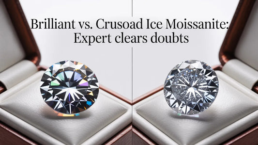 Brilliant vs. Crushed Ice Moissanite: Expert Clears Doubts