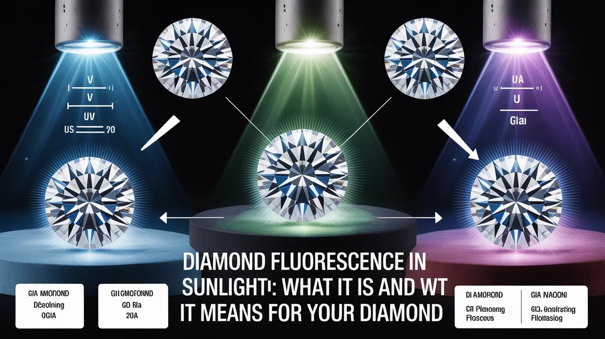 Diamond Fluorescence in Sunlight: What It is and What It Means for Your Diamond