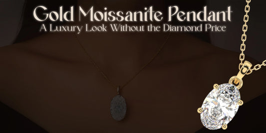 Gold Moissanite pendant necklace – luxury jewelry guide