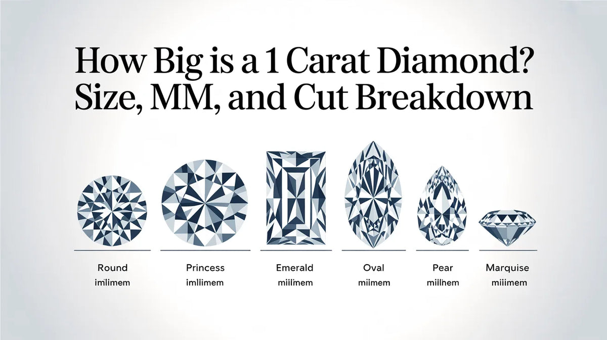 How Big is a 1 Carat Diamond? Size, MM, and Cut Breakdown