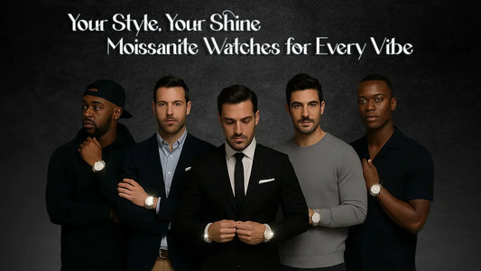 Style Moissanite Watches with every outfit for a bold, sharp look
